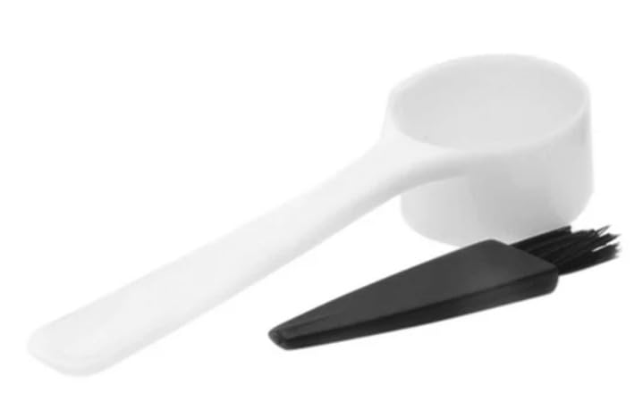 MySouq-Store [1Pcs set ] Spoon, 8ml Reusable Milk Powder Spoon Scoops Plastic Cleaning Brush Seasoning Teaspoon Household Coffeeware Dining Supplies Random Color May Apply