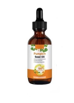 Natural Pumpkin Seed Oil - Transform Your Hair Care Routine with Potent Natural Pumpkin Seed Oil, Rich in Nutrients to Stimulate Hair Follicles, Promote Hair Growth, Improve Skin Health, and Offer