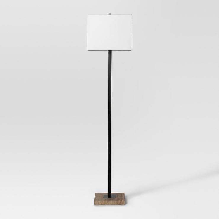 Y-Lights Floor Lamp - 28x28x160, Black&Brown&White
