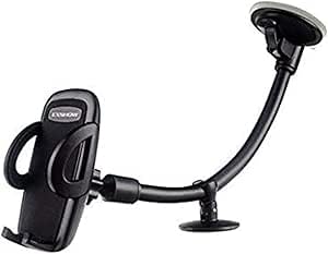 Universal Car Phone Holder, Air Conditioner Vent Phone Holder, Windshield Mount, Adjustable Design, Strong Anti-Shake Mount, Compatible with Most Smartphones