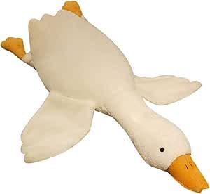 HyDren 35.4" Giant Goose Stuffed Animal - Soft, Huggable Plush Duck Body Pillow Toy