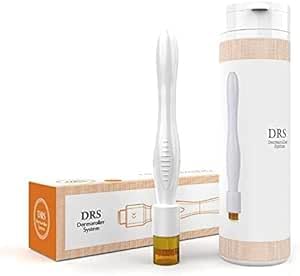 Derma Roller & Stamp Pen Set (0mm-3mm) with 140 Titanium Needles – Reusable Microneedling Tool for Skin Care, Face, Body, Hair, & Beard Growth