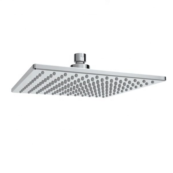 Burial Shower Pan – Heavy Stainless Steel 1mm Thick – Rust Resistant – Hidden Shower Set in Multiple Colors and Designs – Strong Water Pressure (Pan 30x30 Square Silver)