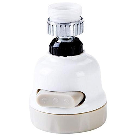 Water Faucet 360 Degree Rotation Water Faucet Filter Splash Proof Kitchen Faucet Clean Water Purifier Charger Water Saving (Beige)