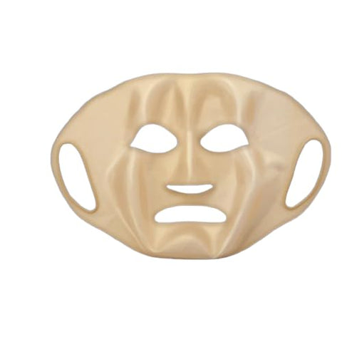 MySouqEg Store 3D Silicone Mask Face Women Skin Care Tool Hanging Ear Face Mask Gel Sheet Reusable Lifting Anti Wrinkle Firming Ear Fixed Tools 1Pcs (Gold)