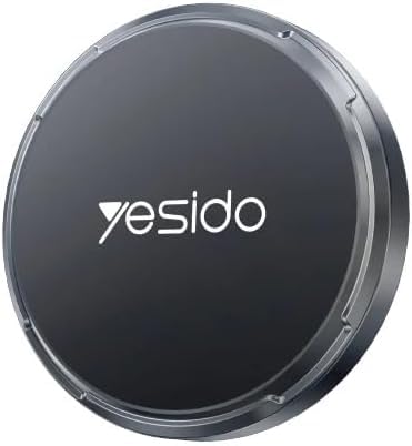 Strong Round V Volt Magnetic Mount, Horizontal and Vertical Mount, Double Circular Magnets, Zinc Alloy Material, Strong Magnetic Adsorption, Support All Phones, Secure and Easy to Use