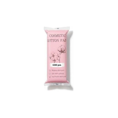 500 Pcs Cotton Wipes Highly Absorbent Gentle Nail Polish Makeup Remover Wipes for Daily Skin Care Facial and Nail Cleansing.