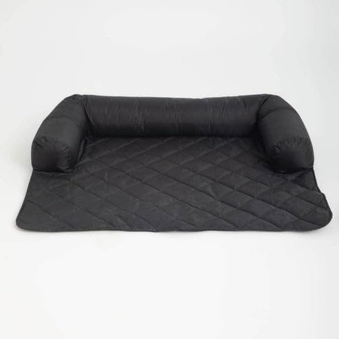 Sofa Pet Bed Cover – Waterproof, Non-Slip, and Machine Washable Protector for Couches, Sofas & Furniture (BLACK, L 97x117x15)