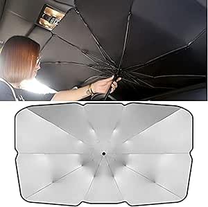 SKEIDO Car Sun Shade Foldable Car Sun Shade Heat Insulation UV Protection Windshield Sun Shade (Large)