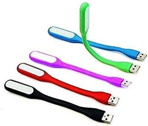 Mini USB LED Light Adjust Angle/Bendable Portable Flexible for Power Bank PC Laptop Notebook Computer Keyboard Outdoor Energy Saving Gift Night Book Reading Lamp (Multicolor)