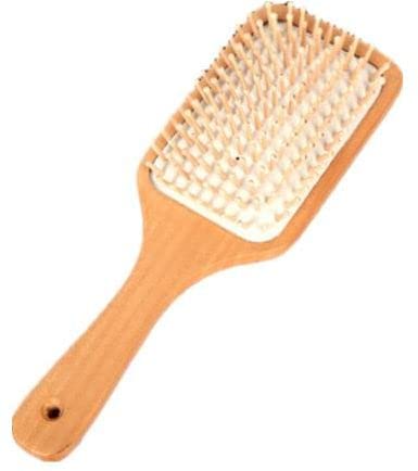 one year warranty_Natural Wooden Massage Comb Hair Scalp Health Care Paddle Hairbrush Tool81658