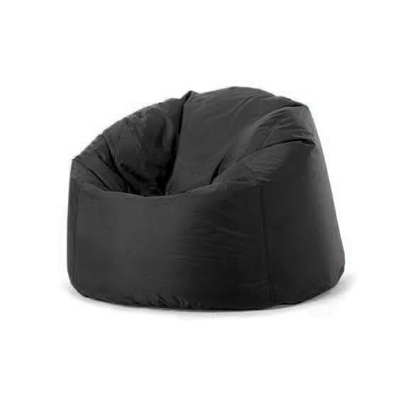 Compact, Comfortable & Stylish Bean Bag Chair – 90×70 cm – Ergonomic Floor Seating for Teens & Adults | Perfect for Home, Living Room, or Gaming – Great for Bringing Family & Friends Together (Black)