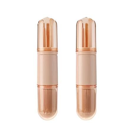 Beauty Set - Versatile 4-Piece Travel Makeup Brush Range with Eye and Face Tools Coming in Multiple Color Options for Perfect Application Anywhere (piece-2)