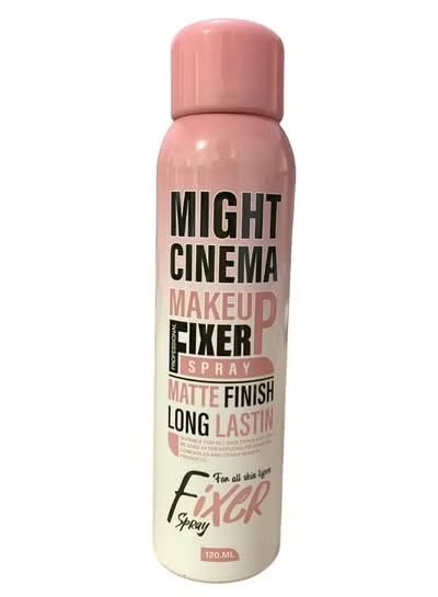 Long Lasting Setting Fixer Spray, Weightless with Micro-Fine Mist, Natural Finish, Non-Drying Formula for All Skin Types (pink-all skin)