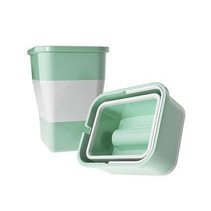Smart Car Bin – Collapsible Flexible Silicone Trash Can with Bag Slot, Practical and Stylish Design Fits in Small Spaces Inside the Car to Keep Clean and Organized (1 Pack)