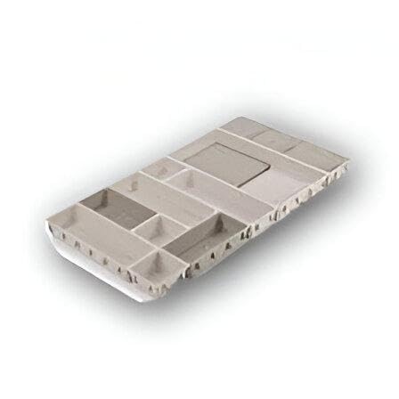 Beauty - Stackable divider boxes for storing makeup, grooming accessories, nail polish bottles, skincare tools, hairpins and jewelry ensuring well-ordered and clutter-free drawers