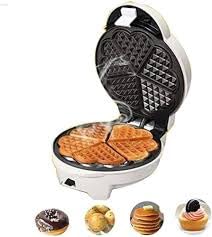 2007 Waffle Maker, 1500W, Stainless Steel, Non-stick Coating, Temperature Control, Black, 23x24x10 cm