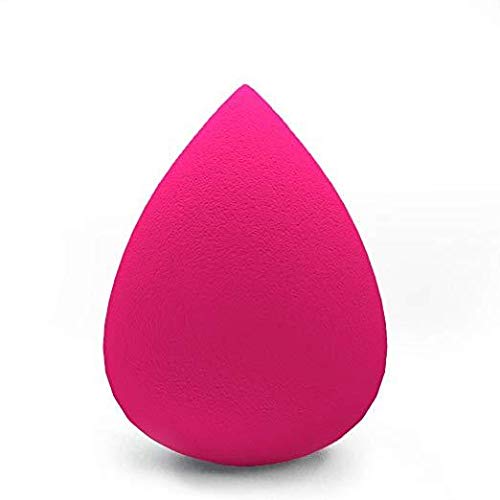 Beauty Sponge Blender Makeup Foundation 1 pc Pink Egg Shaped Make Up Sponges for Blending, Stippling, Highlight and Contour Latex Free Foam Cosmetic Applicator