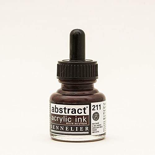 ABSTRACT ACRYLIC INKS 30ML COLOR N 211 SENNELIER Burnt Sienna
