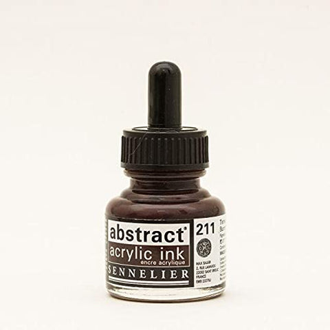 ABSTRACT ACRYLIC INKS 30ML COLOR N 211 SENNELIER Burnt Sienna
