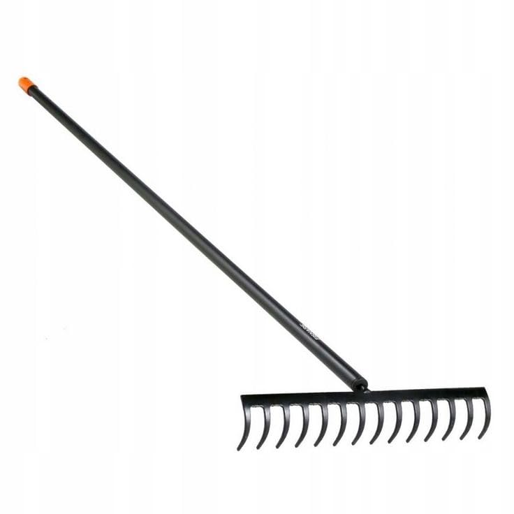 Metal Garden Fork Long Handle Garden Tool Black