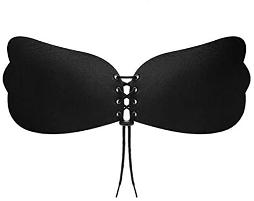 Women Self Adhesive Strapless Bandage Blackless Solid Bra Stick Gel Silicone Push Up women's underwear Invisible Braco20594