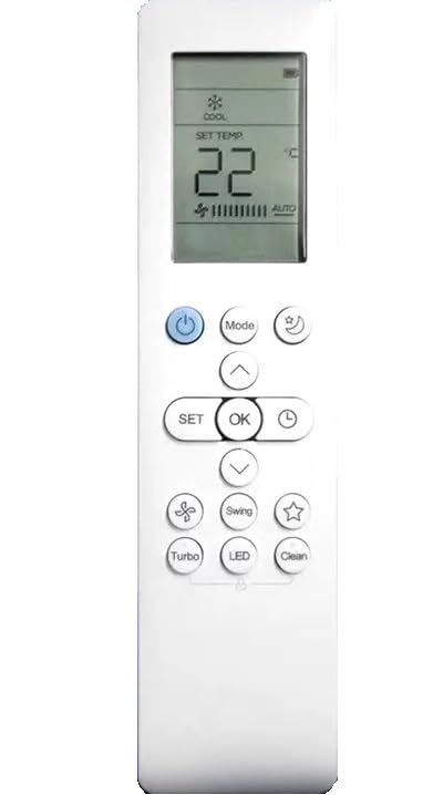 Remote Control Compatible with Fresh and Carrier optimax pro Air Conditioner RG10B(E2) BGEF,