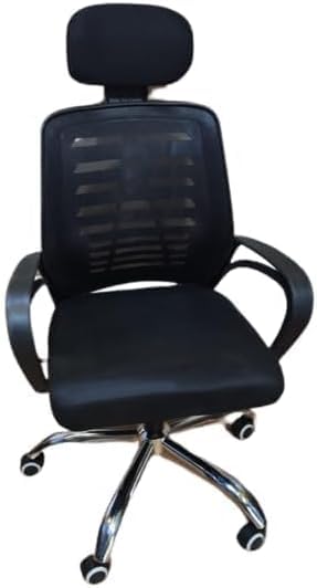 Quattro High Neck Mesh Office Chair, 2725612313543 (Black)