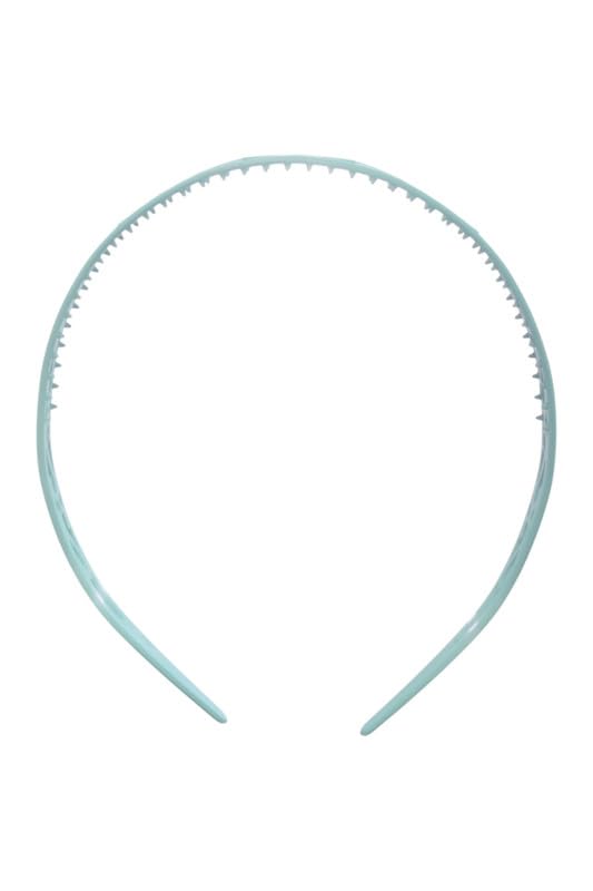 Plastic Wide Headband For Girls - Turquoise