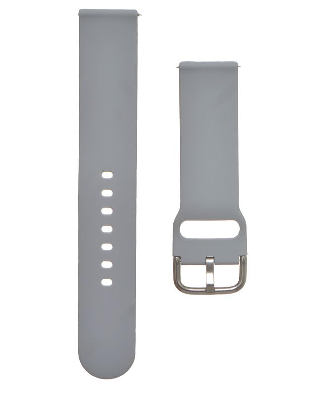 Silicone Band for Smart Watch Size 22Mm, Liight Gray EG-GO-210