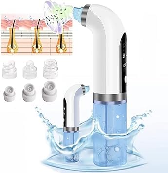 Blackhead Remover Tool with 6 Suction Heads, 3 Gears Blackhead Remover Device