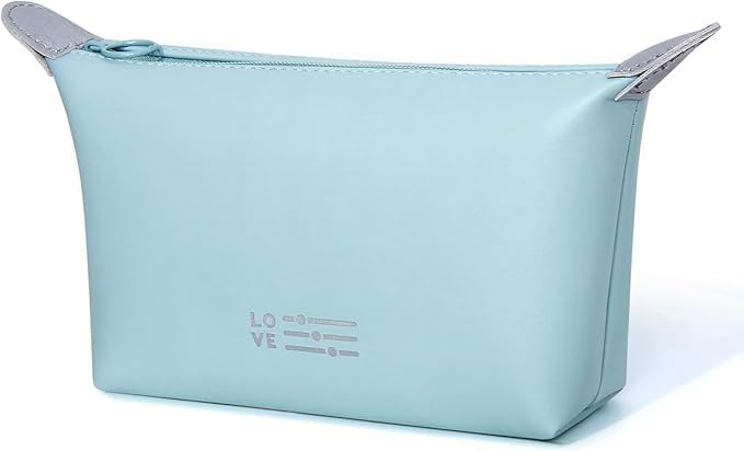 Toiletry Bag Women's Wash Bag Cosmetic Bag Travel PU Leather Makeup Bag Waterproof Makeup Bag Portable Wash Bag Wash Bag for Men Women (green)