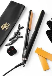 T.Elborak Gold Pro Thermal Hair Iron Provides High Protection Against Damage and Split Ends.Enjoy the Great Look of Every Strand of Your Hair T-EB