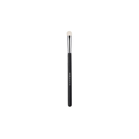 Hermania Medium Eyeshadow Brush, Fluffy Synthetic White Bristles for Flawless Crease and Eyelid Application (E25)