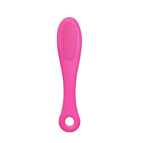 Manual Face Brush - Soft Silicone Scrubber Ideal for Cleansing, Exfoliating, and Massaging Your Face, Helps Remove Blackheads and Clear Pores for Healthier Skin (1 piece)