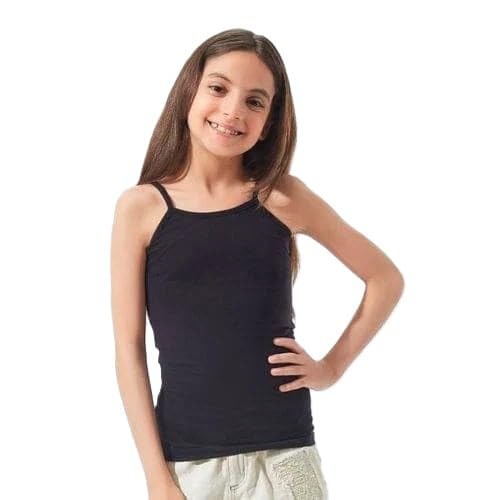 Girls Top Cotton -Black