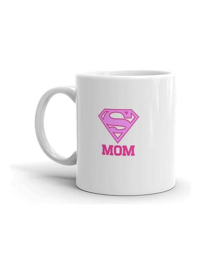 Super Mom Mug White