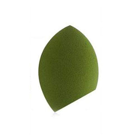 Women Makeup Beauty Foundation Puff Sponge Blender Flaw Blender Oblique Circular -basil green