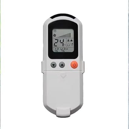 Replacement Air Conditioner Remote Control with LCD Display – Simple Button Layout, Cooling Heating Fan Timer Functions, Durable Build, Ideal Spare Remote for Home Office Use (Unionaire AC)