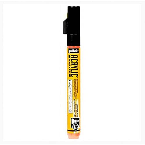 Pebeo Acrylic Marker 1.2 mm Fluorescent Orange-442