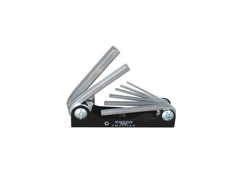 Tony 20218MR 8PCS Folding Short Allen Key Set 1.5â€“8mm | Foldable Hex Key Wrench