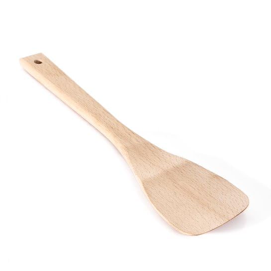 Migo's Wood Spatula, Large, Beige
