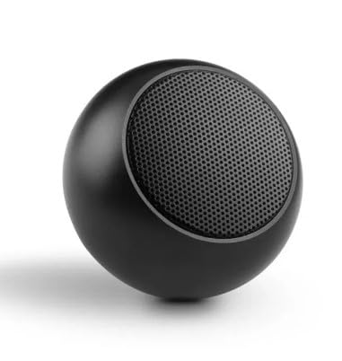 Sub Mini Bluetooth Speaker – Portable Wireless Subwoofer and Rechargeable Battery for Smartphones, Tablets, and Computers V1 (Black)