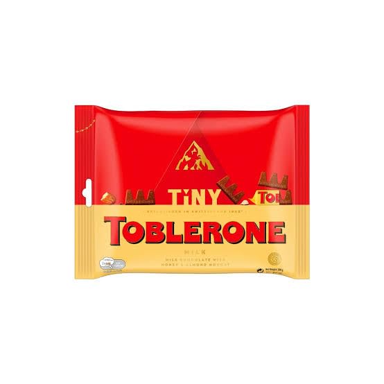 Toblerone Swiss Milk Chocolate Honey Almond Mini, 165 g