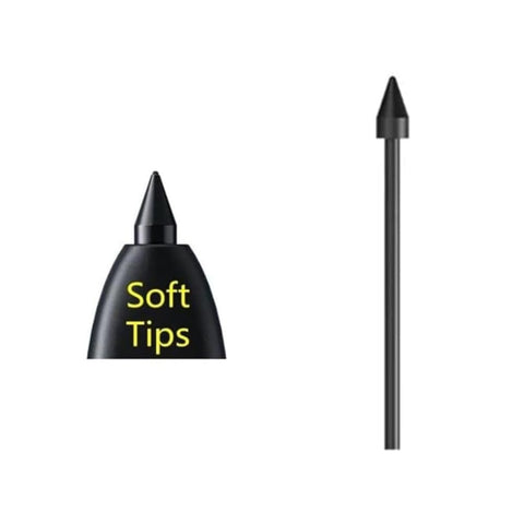 Soft Tip replacement Nib of S Pen Stylus compatible with Galaxy Tab S10 Plus/S10 Ultra/S10 FE, One Nib Black