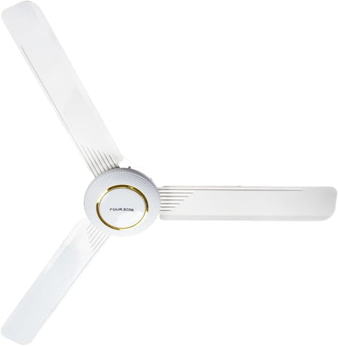 Powerful Electric Ceiling Fan – 3 Blades for Optimal Airflow, 5 Speeds for Full Control, Efficient Cooling & Energy Saving – Quiet Modern Design for Home (1 Piece)