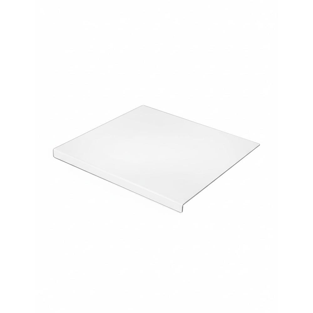 Best Media Acrylic Cutting Board with Counter Lip, Large Non Slip Countertop Protector, Apartment Essentials Kitchen Decor, 44.5 x 34.3 cm, Clear