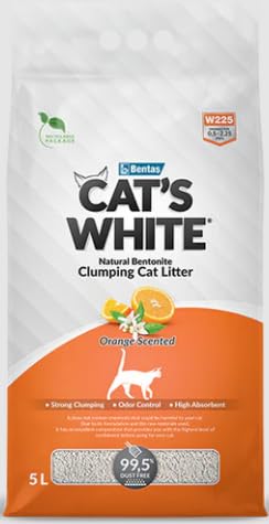 Cat’s White® Orange Scented Clumping Cat Litter 5L