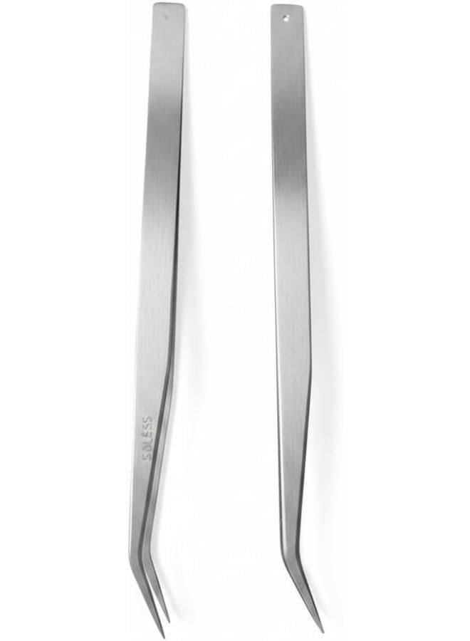 Stainless Steel Tweezers â€“ Straight and Curved Design, Fine Crafting Toolsâ€