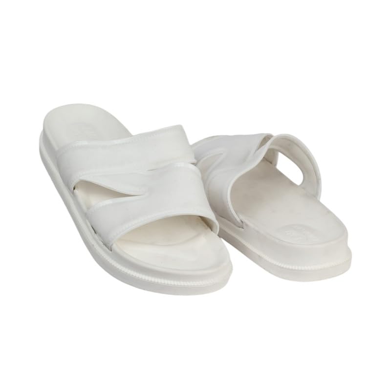 SLIPER SHAPE FLAT EVA1222 WHITE 43